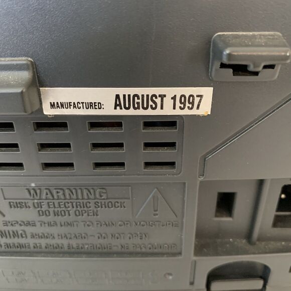 Vintage Audiovox CD 1892 Radio CD Player Cassette Tape Player Mfg 1997 Works - Picture 7 of 12